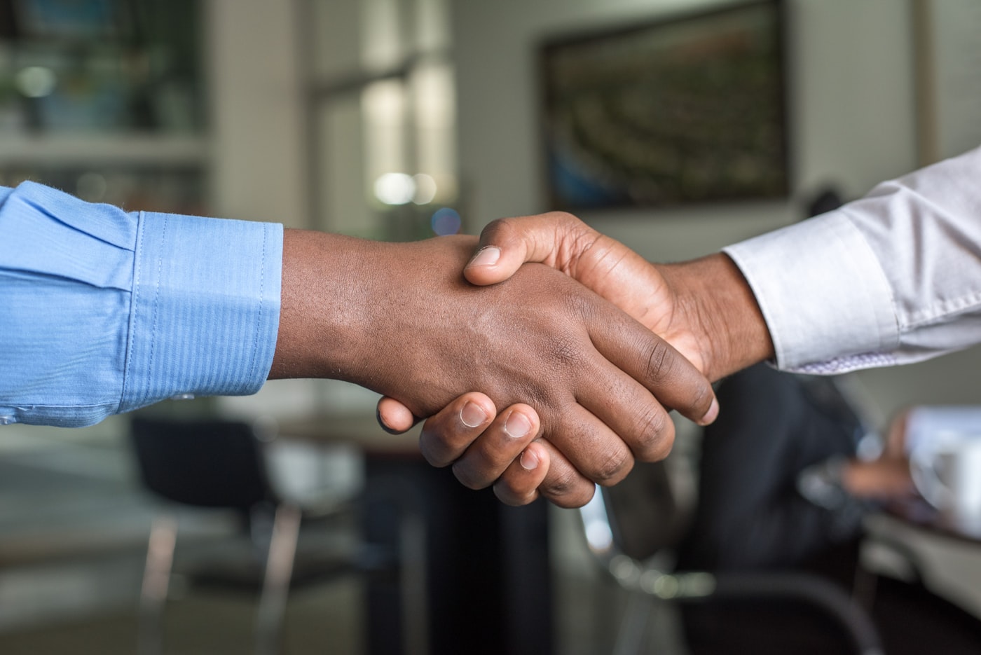 ASAAS partner meeting a client